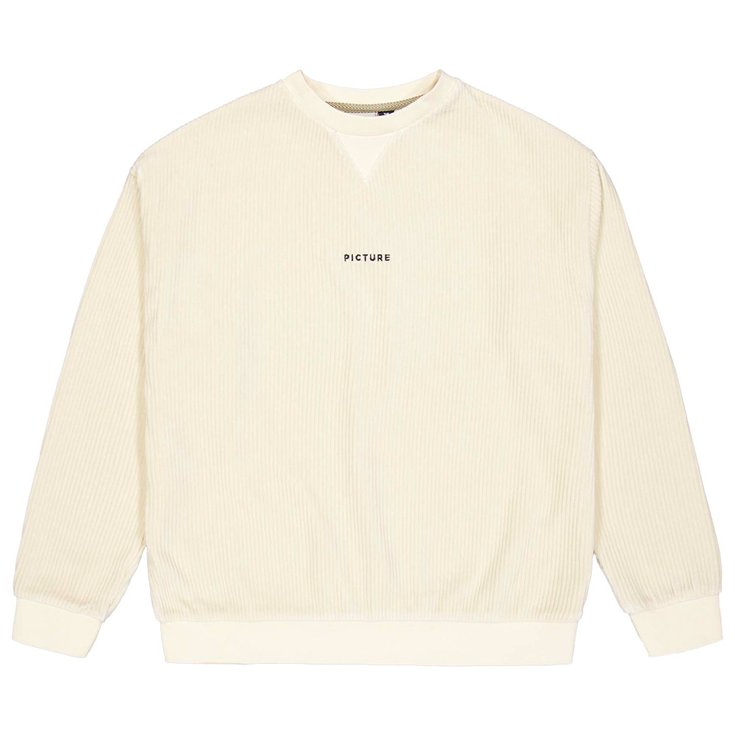 Picture Sweat Laikko Crew White Cap Gray Présentation