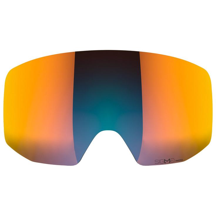 Salomon Visière Driver Prime Lens Sigma Photo Poppy Red Présentation