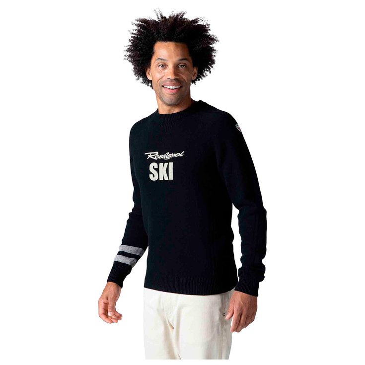 Rossignol Pull Signature Rossignol Knit Black Présentation