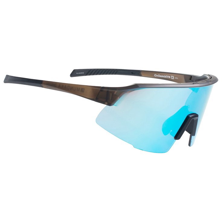 Mundaka Optic Lunettes de soleil Kjarr Dark Grey Translucide Smoke Cx Blue White Revo Présentation