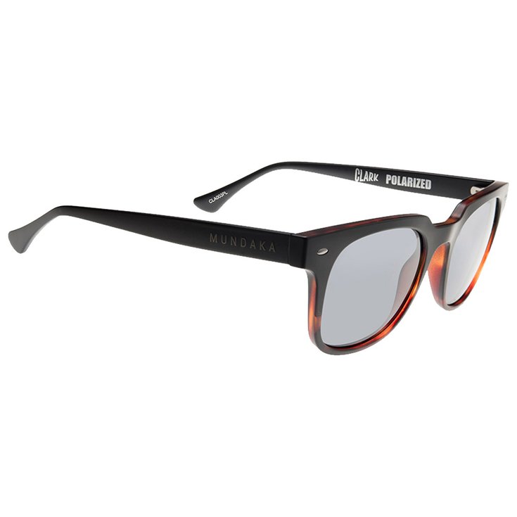 Mundaka Optic Lunettes de soleil Clark Mat Black Brown Smoke Polarized Présentation