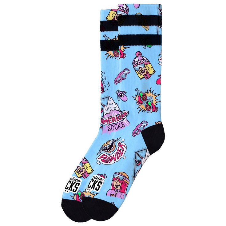 American Socks Chaussettes The Original Signature Slope Dope Présentation