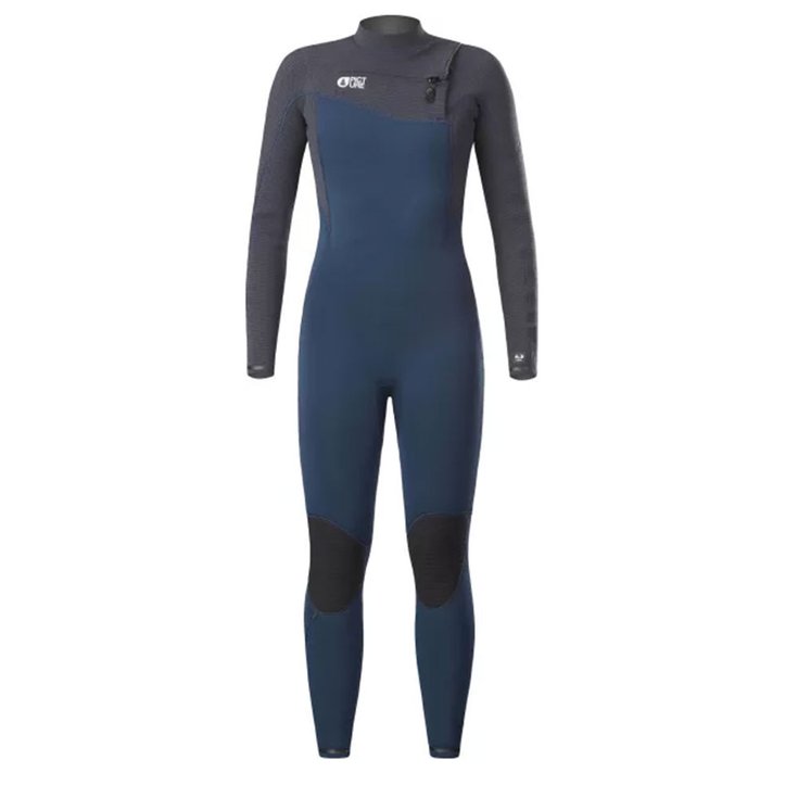 Picture Combinaison Intégrale Equation W 4/3mm Flex Skin Front Zip Dark Blue Présentation
