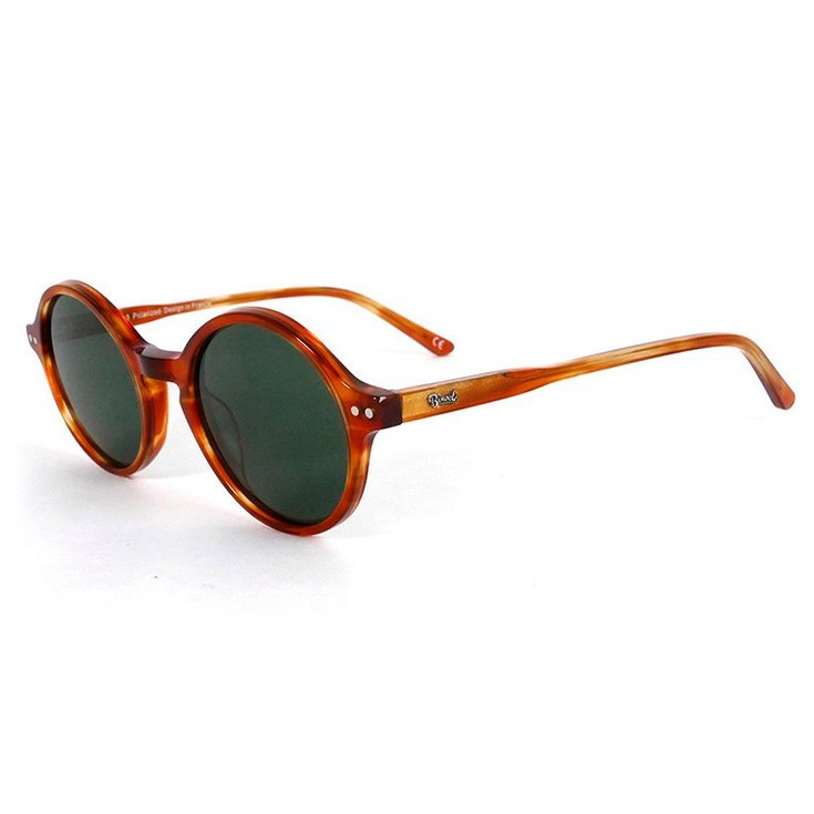Binocle Eyewear Lunettes de soleil Sydney Shiny Blonde Tortoise Grey Green Polarized Présentation