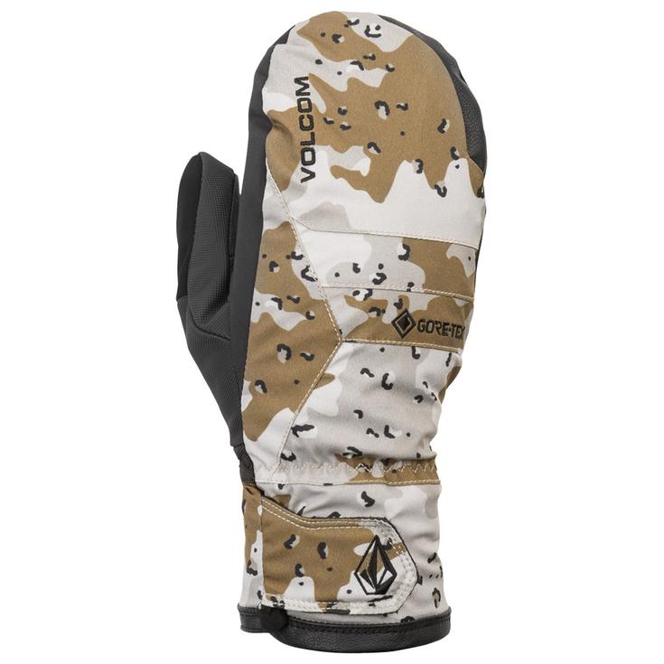Volcom Moufles Stay Dry Gore-Tex Mitt Camouflage Présentation