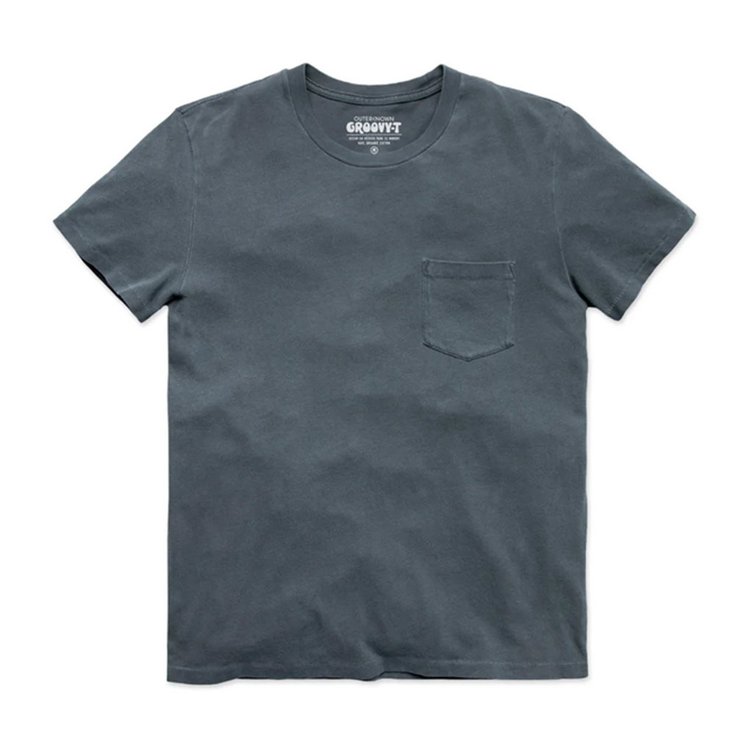 Outerknown Tee-shirt Groovy Pocket Tee True Black 