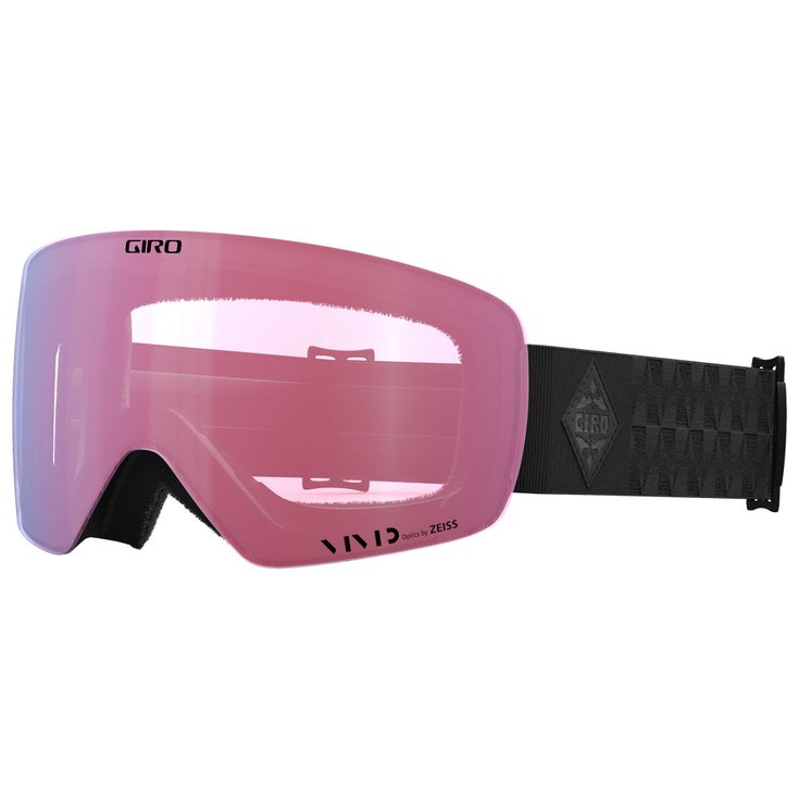 Giro Masque de Ski Contour Rs Black Bliss Vivid Onyx + Vivid Infrared Présentation