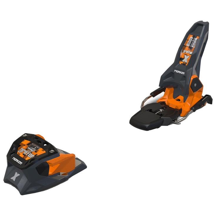 Marker Fix Ski Griffon X 13 105mm Graphite Orange Présentation