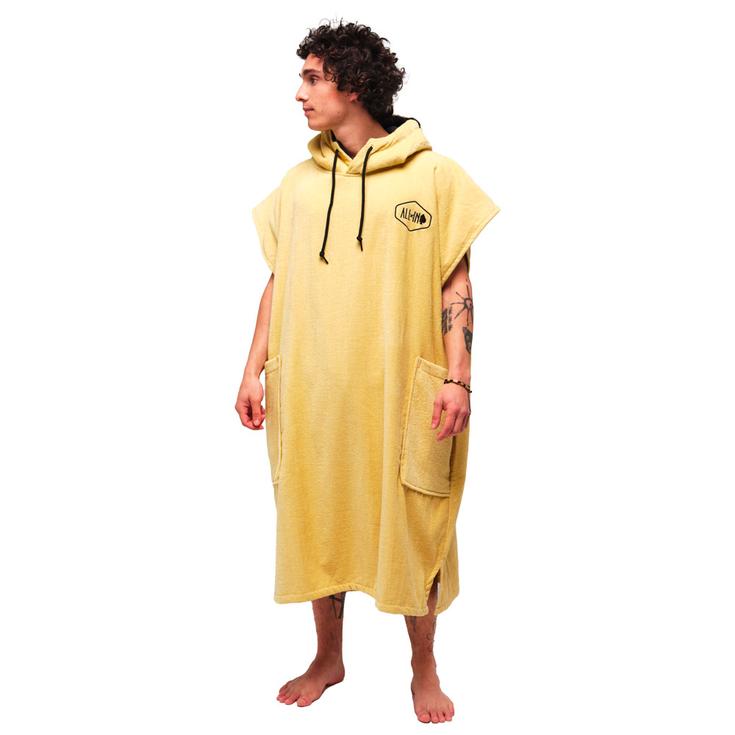 All-In Poncho Surf Classic Flash Line Ponchos Straw Présentation