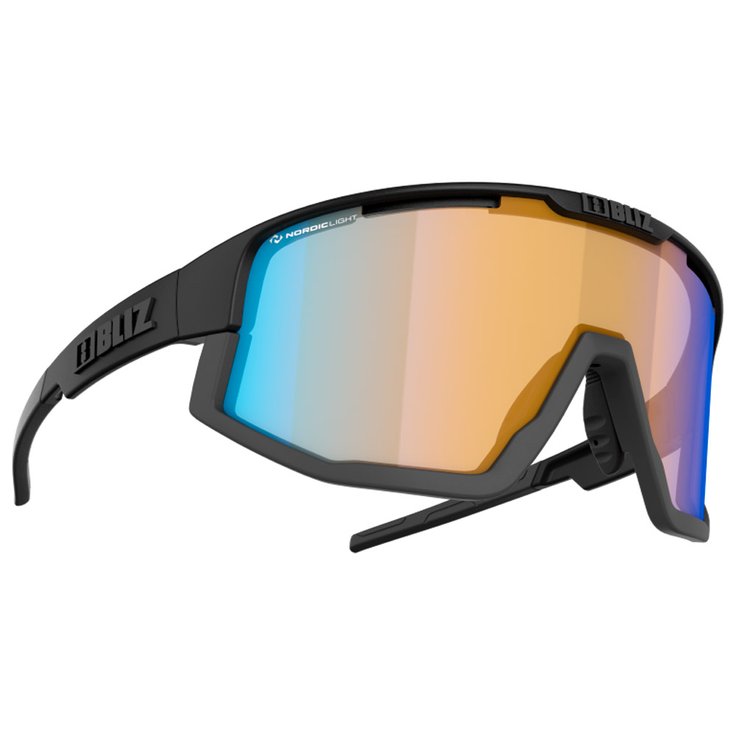 Bliz Lunettes de soleil Fusion Old Matt Black Shiny Black Nano Optics Photochromic Brown Blue Multi Présentation