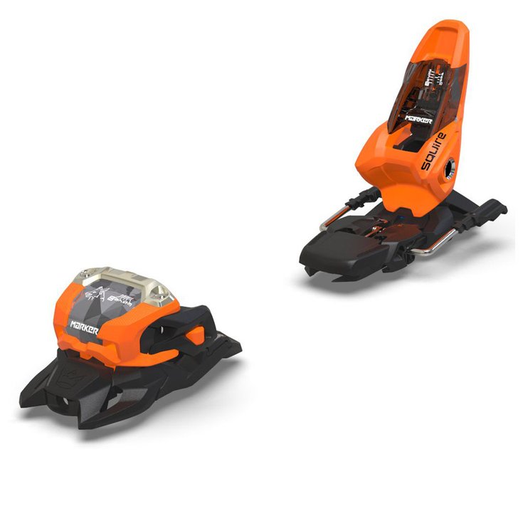 Marker Fix Ski Squire 11 90mm Orange black Présentation