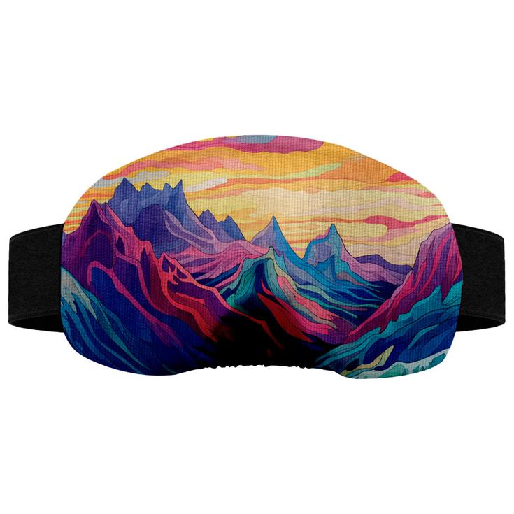 Foehnalpes Etui Masque Ski Goggle Liner Crête Mauve Présentation