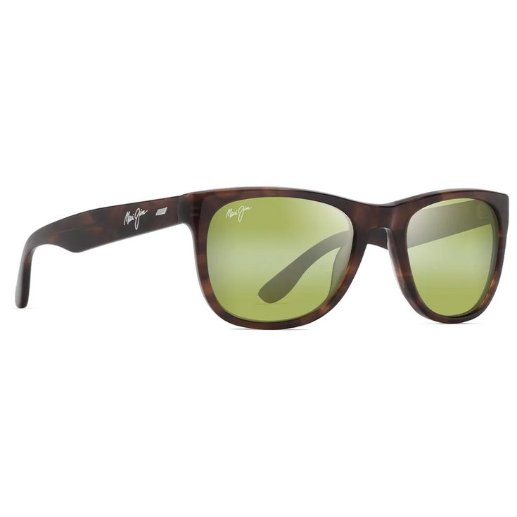 Maui Jim Lunettes de soleil Kikonia Shiny Melange Brown Havana Maui Ht Mineral Superthin Présentation
