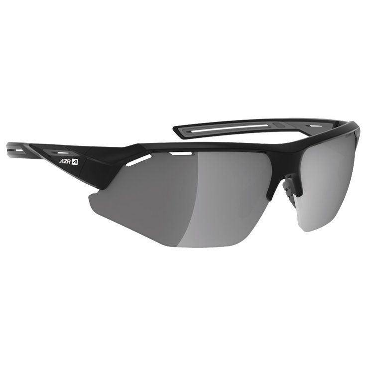 AZR Lunettes de soleil Galibier Noire Mate Gris Gris Miroir Présentation