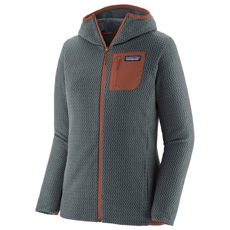 Patagonia Polaire Women's R1 Air Full-Zip Hoody Nouveau Green Présentation
