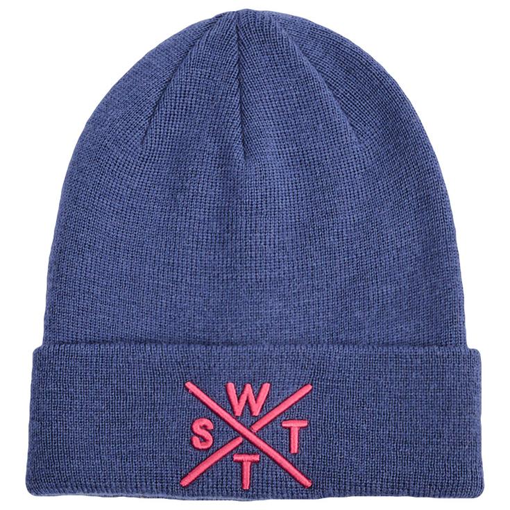 Watts Bonnet Piano Cuffed Beanie Junior Bleu Denim Présentation