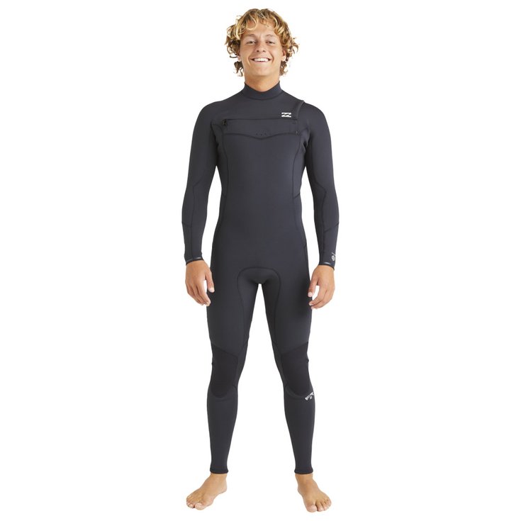 Billabong Combinaison Intégrale Absolute Natural 5/4 Chest Zip Black Présentation