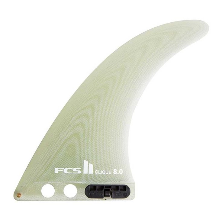 Fcs Ailerons Longboard II Clique Performance Glass 7" Clear Profil
