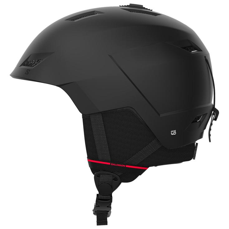 Salomon Casque Pioneer Lt Round Fit Black Présentation