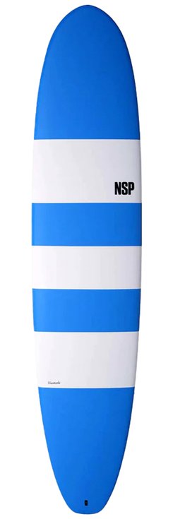 Nsp Board de Surf Elements Longboard HDT Futures - Stripes Blue Côté