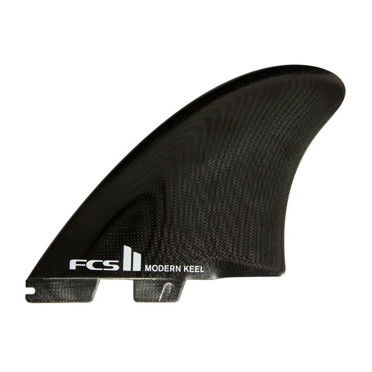 Fcs Ailerons Surf II Modern Keel Performance Glass - Black Présentation