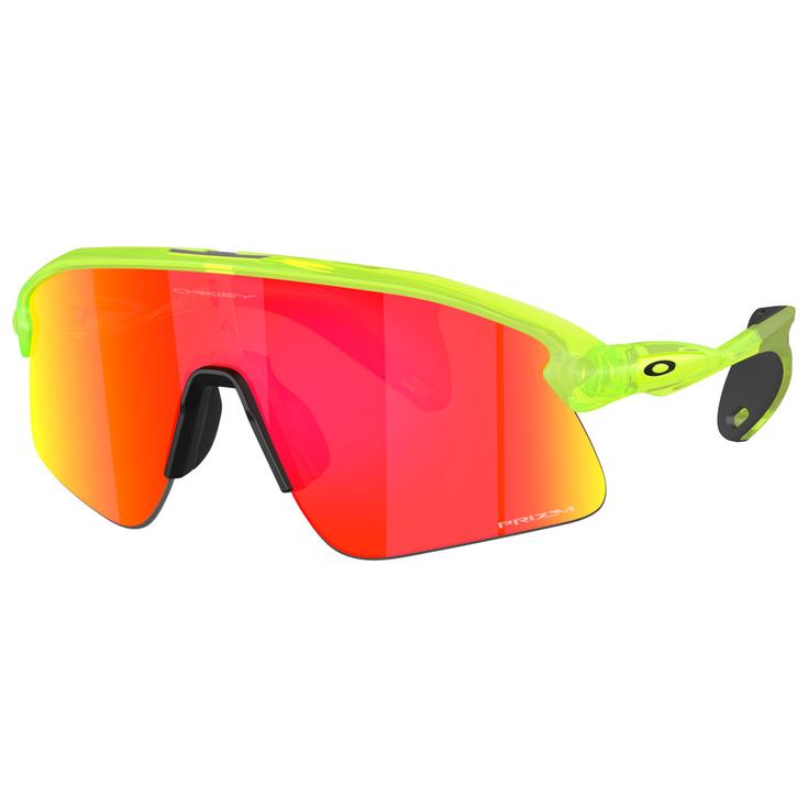 Oakley Lunettes de soleil Stunt Devil Matte Uranium Prizm Ruby Présentation