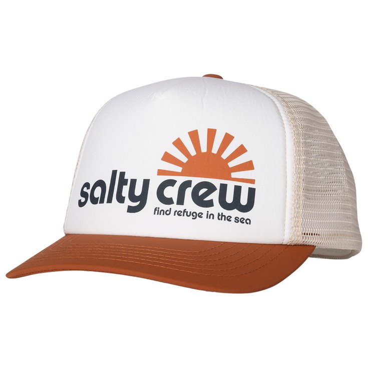 Salty Crew Casquettes Fun In The Sun Trucker Off White Sierra Présentation