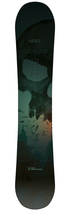 Easy Snowboard Planche Snowboard Skull Dos