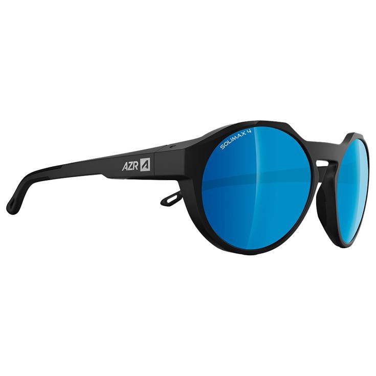 AZR Lunettes de soleil Ecrin Noire Mate Multicouche Bleu Présentation