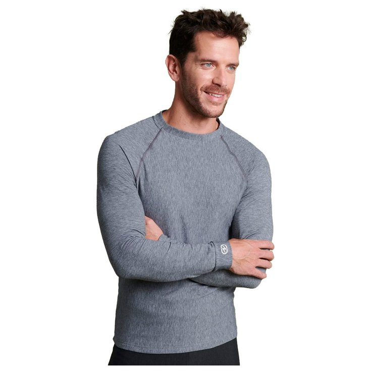 Damart Sport Sous-vêtement technique Comfort Thermolactyl 3 Col Rond Gris Chine Moyen Présentation