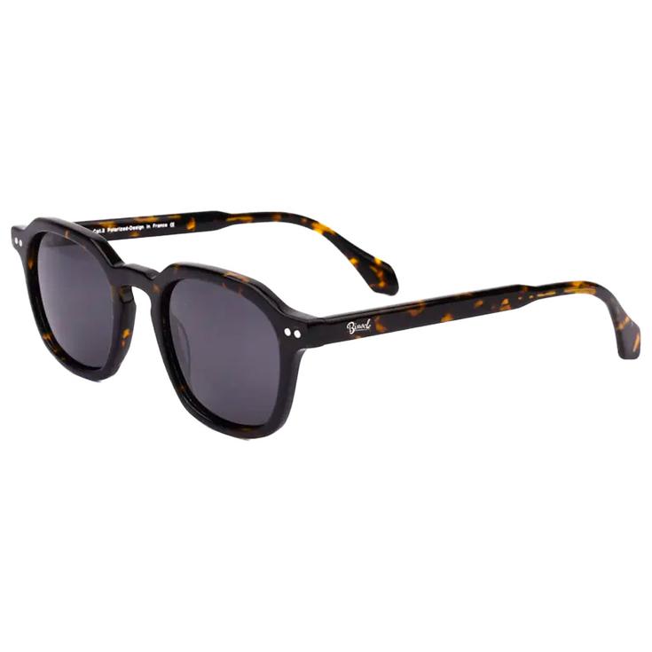 Binocle Eyewear Lunettes de soleil Cancun Shiny Tortoise Gradient Grey Polarized Présentation