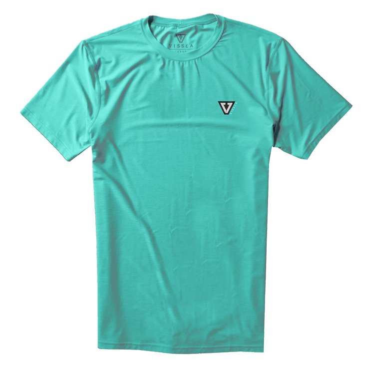 Vissla Top Manches Courtes Surf Twisted SS - Jade Heather Dos