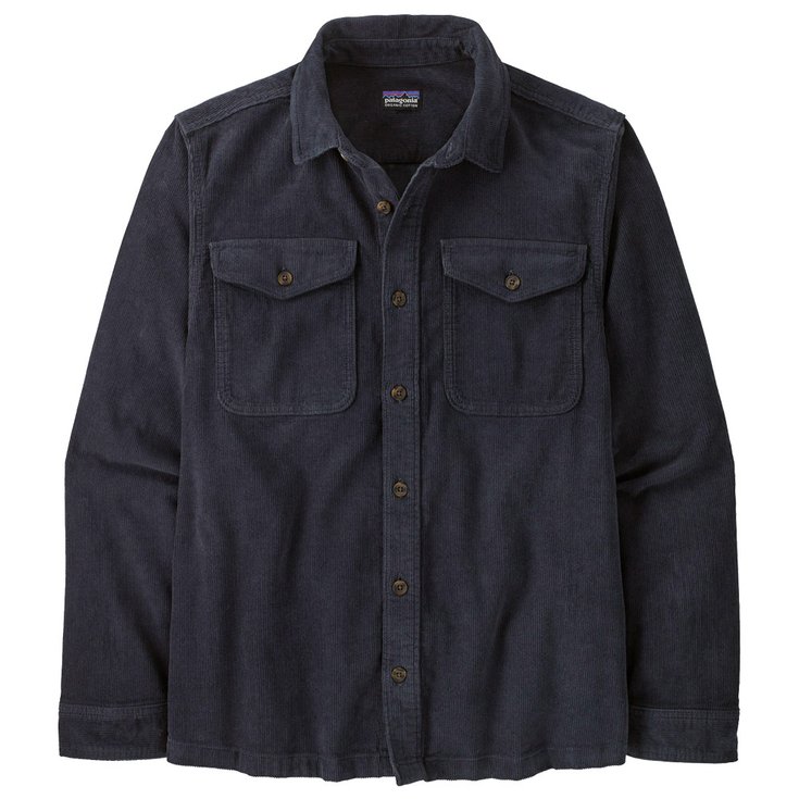 Patagonia Chemise Corduroy Shirt Smolder Blue Présentation