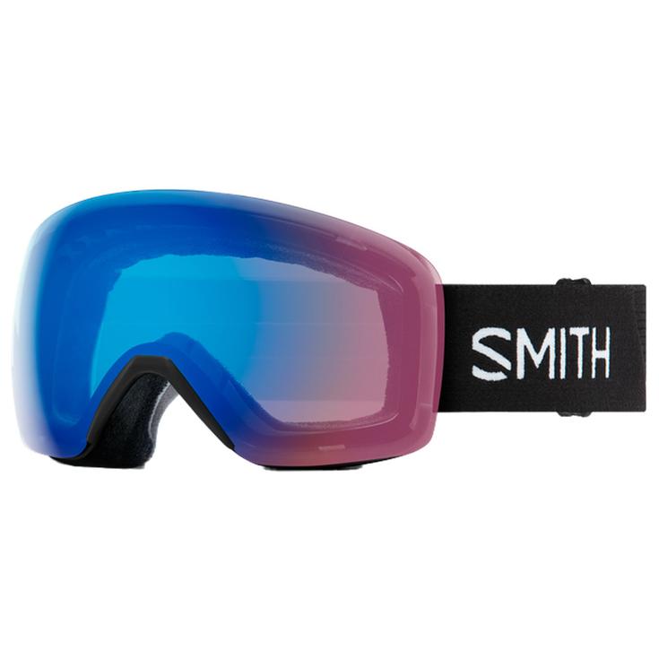 Smith Masque de Ski Skyline Black Chromapop Storm Rose Flash Présentation
