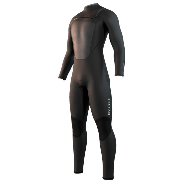 Mystic Combinaison Intégrale Brand Fullsuit 3/2Mm Front Zip Flatlock Black Présentation