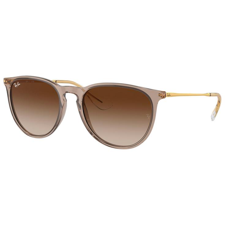 Ray Ban Lunettes de soleil RB4171 Erika Classic Polished Light Brown Translucide Brown Présentation