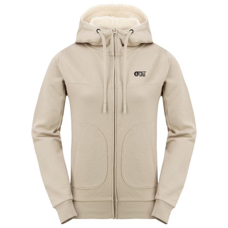 Picture Sweat Basement Plush Zip Pure Cashmere Présentation