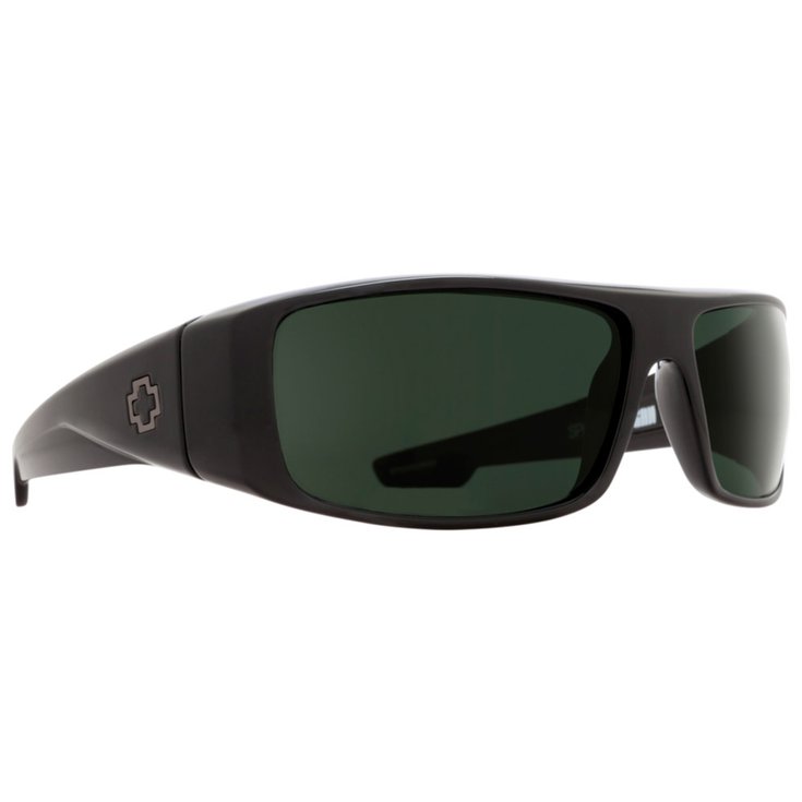 Spy Lunettes de soleil Logan Black Happy Gray Green Présentation
