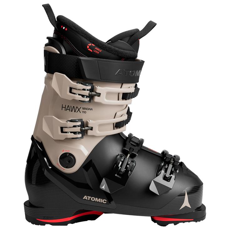 Atomic Chaussures de Ski Hawx Magna 110 Black Cement Red Devant
