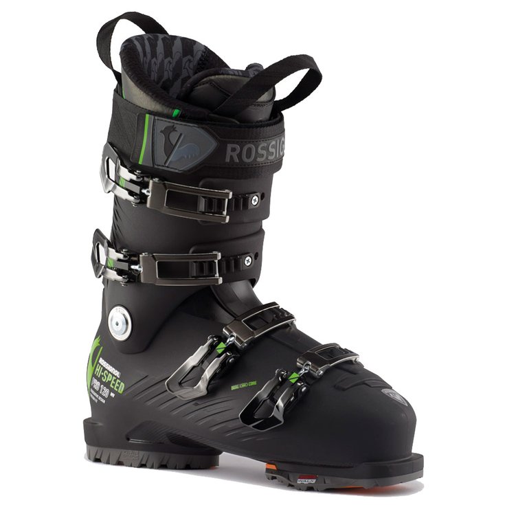 Rossignol Chaussures de Ski Hi Speed Pro 120 Mv Gw Black Green Côté