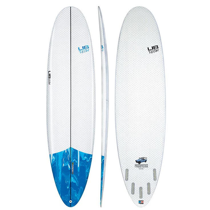 Lib Tech Board de Surf Pick Up Stick- Blue Profil