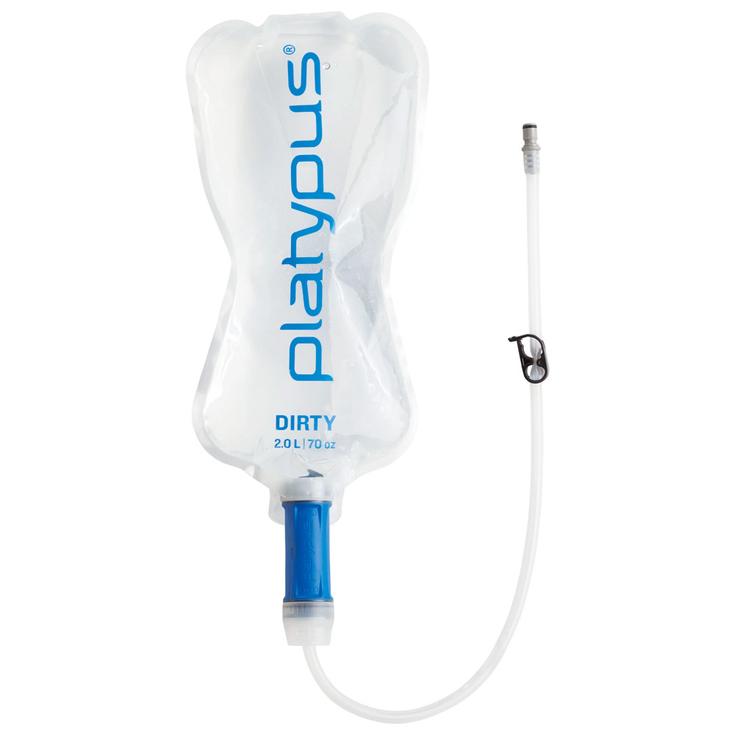 Platypus Paille Filtrante QuickDraw 2L Filter System Translucide Blue Présentation