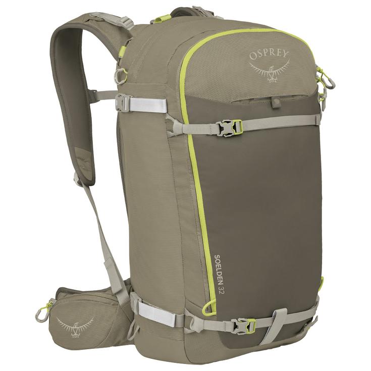 Osprey Sac à dos Soelden 32 Olive Tan Earl Grey Présentation