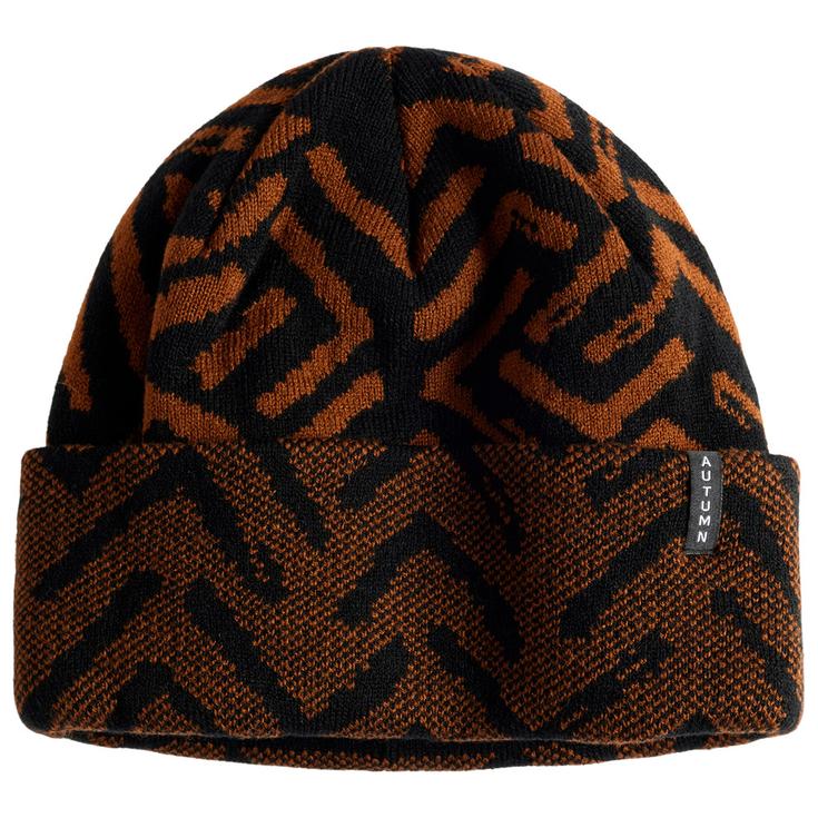 Autumn Bonnet Geo Beanie Black Présentation