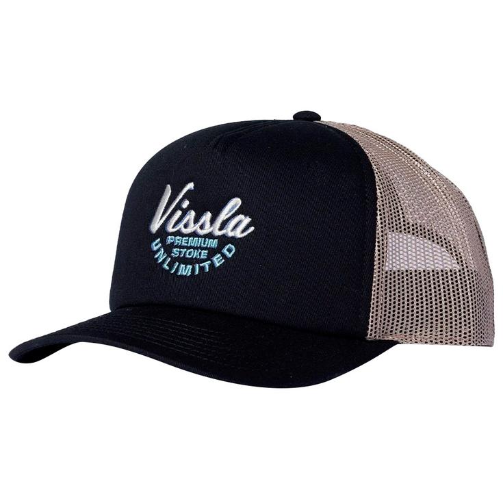 Vissla Casquettes Garage Foam Trucker Hat Black Présentation