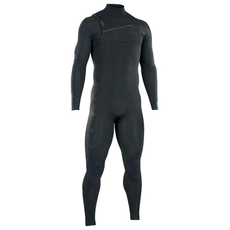 Ion Combinaison Intégrale Seek Core 3/2 Front Zip Distorted Black Présentation