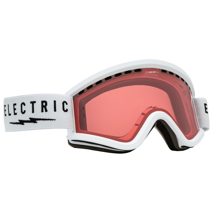 Electric Masque de Ski Egv Matte White Pink Présentation