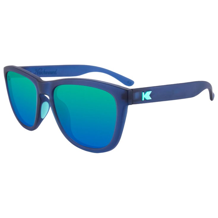 Knockaround Lunettes de soleil Premiums Sport Rubberized Navy Mint Présentation