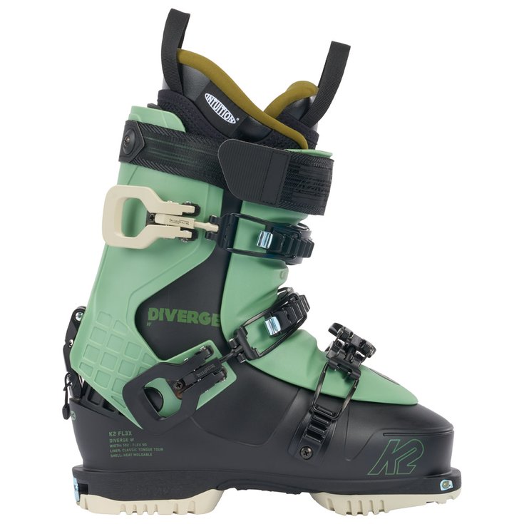K2 Chaussures de Ski Diverge W Black Teal Dos