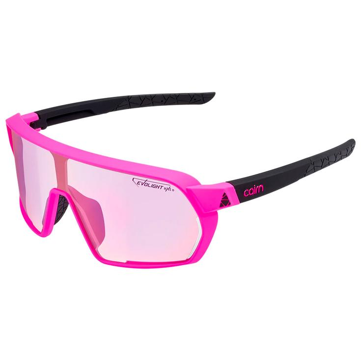 Cairn Lunettes de soleil Roc Mat Neon Pink Black Evolight Nxt Présentation